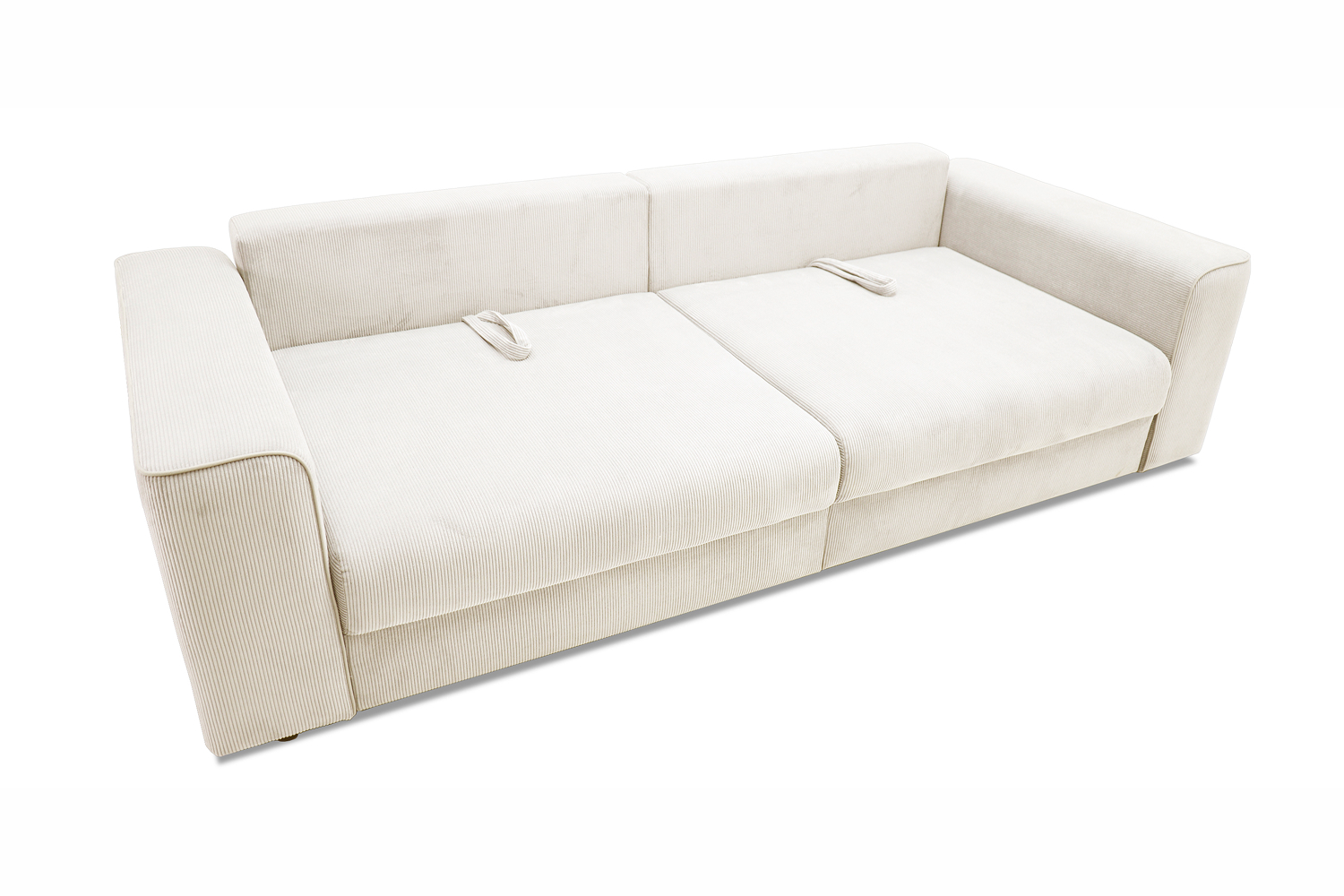 Прямые диваны - изображение №9 "Диван Шери еврокнижка / белый"  на www.Angstrem-mebel.ru