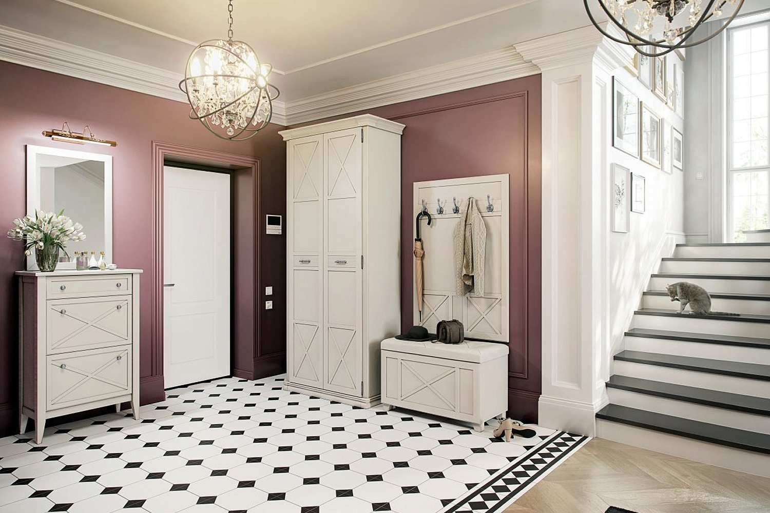 Распашные шкафы - изображение №4 "Шкаф Кантри"  на www.Angstrem-mebel.ru